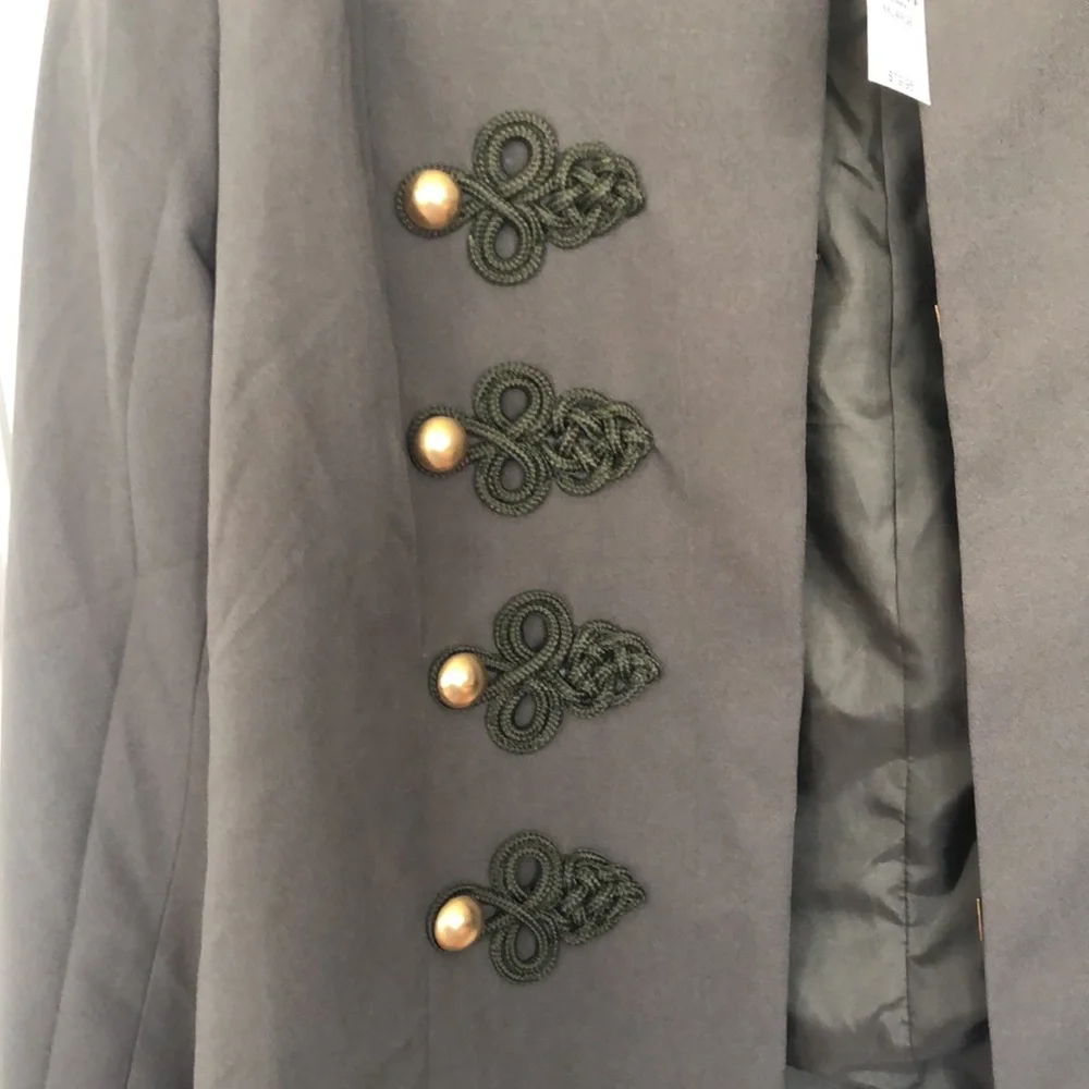 NWT stylish blazer green from NY n Co Soho size XXL - Picture 4 of 7